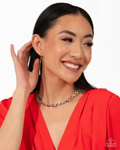 Load image into Gallery viewer, Paparazzi Bewildering Braid - Silver Necklace (April 2025 Life of the Party)