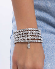 Load image into Gallery viewer, Paparazzi More than a Moment - White Zi Bracelet