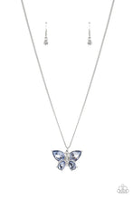 Load image into Gallery viewer, Paparazzi Free-Flying Flutter Blue Necklace