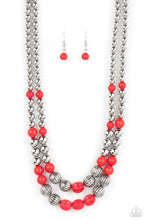 Load image into Gallery viewer, Paparazzi Country Road Trip - Red Necklace