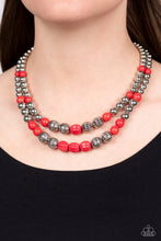Load image into Gallery viewer, Paparazzi Country Road Trip - Red Necklace