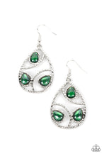 Load image into Gallery viewer, Paparazzi Send the BRIGHT Message - Green Earring