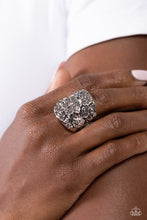 Load image into Gallery viewer, Paparazzi Burnished Bouquet - Silver Ring