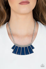 Load image into Gallery viewer, Paparazzi Glamour Goddess Blue Necklace