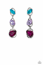 Load image into Gallery viewer, Paparazzi Dimensional Dance - Multi Earring (August 2023 Life of the Party)