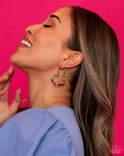 Load image into Gallery viewer, Paparazzi Striped Sweethearts - Multi Earring
