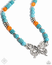 Load image into Gallery viewer, Paparazzi Try As I FLIGHT - Blue Necklace (May 2024 Simply Santa Fe)