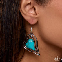 Load image into Gallery viewer, Paparazzi Grounded Gift Blue Earrings