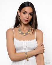Load image into Gallery viewer, Paparazzi Badlands Beau - Yellow Bracelet