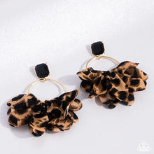 Load image into Gallery viewer, Paparazzi Charming Cheetah - Gold Earrings