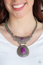 Load image into Gallery viewer, Paparazzi Prowling Prowess Purple Necklace