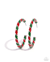 Load image into Gallery viewer, Paparazzi Candy Cane Lane - Multi Earrings