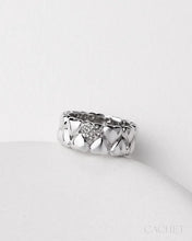 Load image into Gallery viewer, CACHET by Paparazzi Promising Rhodium Ring - SIze 8