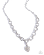 Load image into Gallery viewer, Paparazzi Sweetheart Swoon White Necklace
