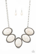Load image into Gallery viewer, Paparazzi Prairie Goddess White Necklace