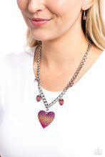 Load image into Gallery viewer, Paparazzi For the Most HEART - Pink Necklace