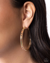 Load image into Gallery viewer, Paparazzi Candescent Collision Gold Earrings