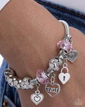 Load image into Gallery viewer, Paparazzi Cascading Cupid Pink Bracelet