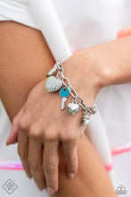 Load image into Gallery viewer, Paparazzi Charming Color White Bracelet (October 2023 Glimpses of Malibu)