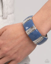 Load image into Gallery viewer, Paparazzi Colored Cameo Blue Bracelet