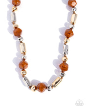 Load image into Gallery viewer, Paparazzi Danger Zone Delight Brown Necklace
