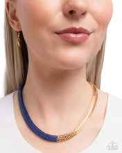 Load image into Gallery viewer, Paparazzi Dynamic Duality Blue Necklace
