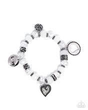 Load image into Gallery viewer, Paparazzi Filigree Finesse White Bracelet