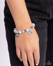 Load image into Gallery viewer, Paparazzi Filigree Finesse White Bracelet