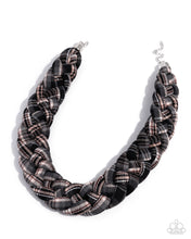 Load image into Gallery viewer, Paparazzi Fine Flannel Black Necklace