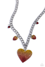 Load image into Gallery viewer, Paparazzi For the Most Heart Red Necklace