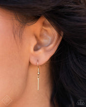 Load image into Gallery viewer, Paparazzi Linear Leap - Gold Necklace (May 2024 Magnificent Musings)