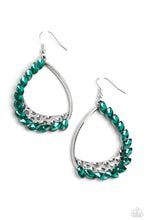 Load image into Gallery viewer, Paparazzi Looking Sharp - Green Earring