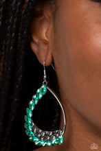 Load image into Gallery viewer, Paparazzi Looking Sharp - Green Earring