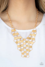 Load image into Gallery viewer, Paparazzi Net Result Necklace and Cast A Wider Net Bracelet - Gold Set