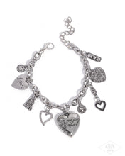 Load image into Gallery viewer, Paparazzi Pure In Heart Silver Bracelet