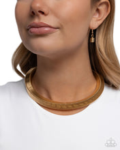 Load image into Gallery viewer, Paparazzi Sleek Suite Gold Necklace