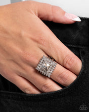 Load image into Gallery viewer, Paparazzi Sovereign Square Silver Ring