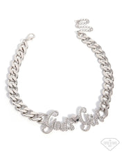 Load image into Gallery viewer, Paparazzi Shimmery Self-Worth - White Choker Necklace