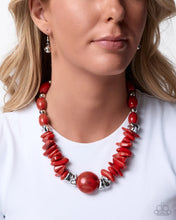 Load image into Gallery viewer, Paparazzi Respectful Reputation - Red Necklace
