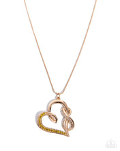 Load image into Gallery viewer, Paparazzi Infinite Ideal - Yellow Necklace