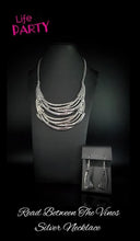 Load image into Gallery viewer, Paparazzi Read between the Vines - Silver Necklace (September 2020 Life of the Party Exclusive)