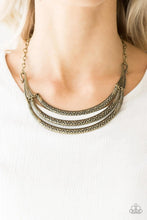 Load image into Gallery viewer, Paparazzi Primal Princess Brass Necklace