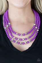 Load image into Gallery viewer, Paparazzi STAYCATION All I Ever Wanted - Purple Necklace