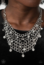 Load image into Gallery viewer, Paparazzi Fishing for Compliments - Silver Necklace