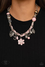 Load image into Gallery viewer, Paparazzi Charmed, I am Sure Pink Necklace