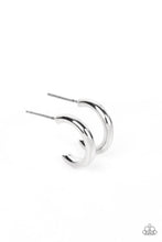Load image into Gallery viewer, Paparazzi Small-Scale Shimmer Silver Earrings