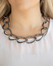Load image into Gallery viewer, Paparazzi The Challenger Black Necklace (Also available in silver)
