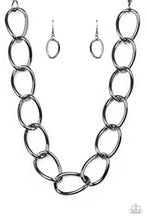 Load image into Gallery viewer, Paparazzi The Challenger Black Necklace (Also available in silver)