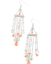 Load image into Gallery viewer, Paparazzi Marina Breeze Orange Earrings (Glimpses of Malibu-July 2022)
