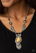 Load image into Gallery viewer, Paparazzi Ruler of the Roost Yellow Necklace